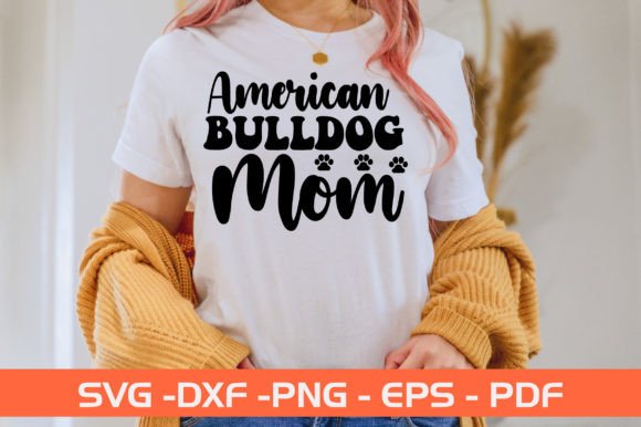 American Bulldog Mom SVG Design: Graphics and Crafts Review
