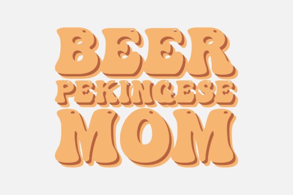Beer Pekingese Mom SVG Graphics and Crafts Review