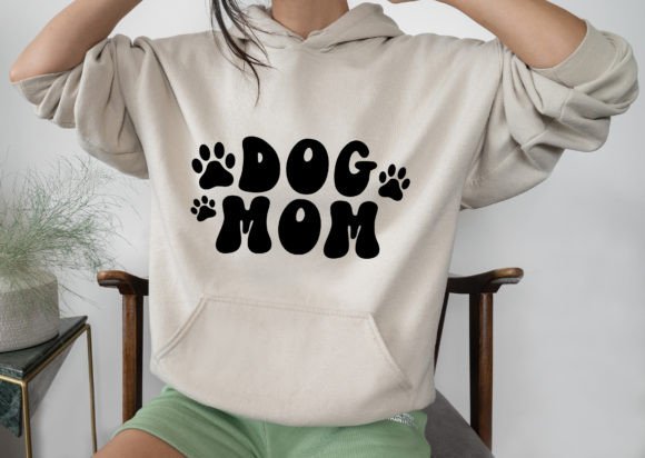 Dog Mom SVG - Retro Font Review