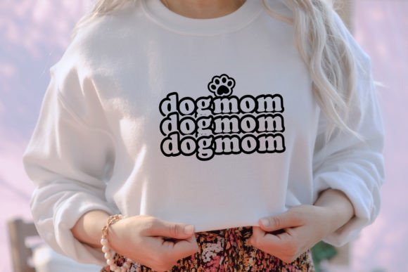 Dog Mom SVG - Stacked Font Graphics and Crafts Review