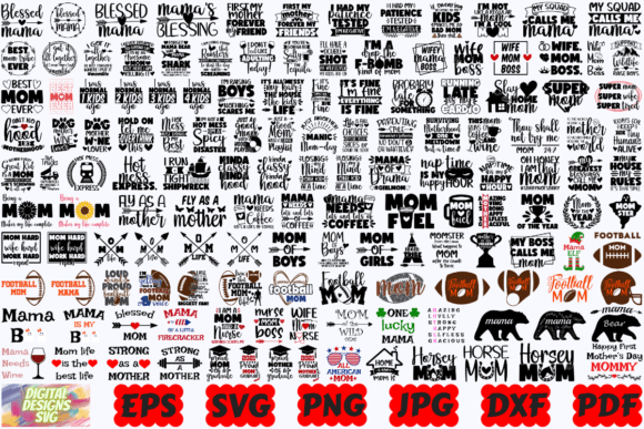 Mom SVG Mother SVG Mom Life SVG Graphics and Crafts