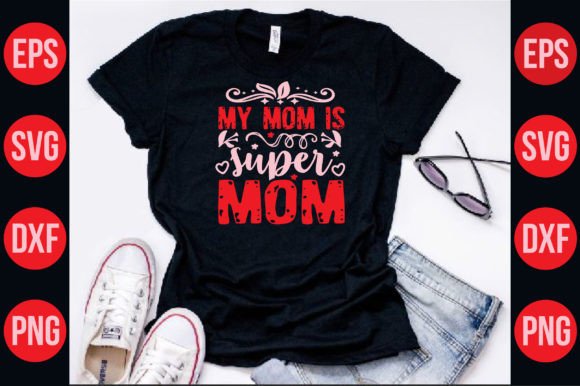 Mom Svg T Shirt Design Vector Vintage Review