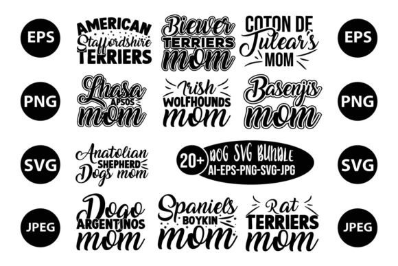 The Mega Dog Mom SVG Bundle: Graphics and Crafts for Makers